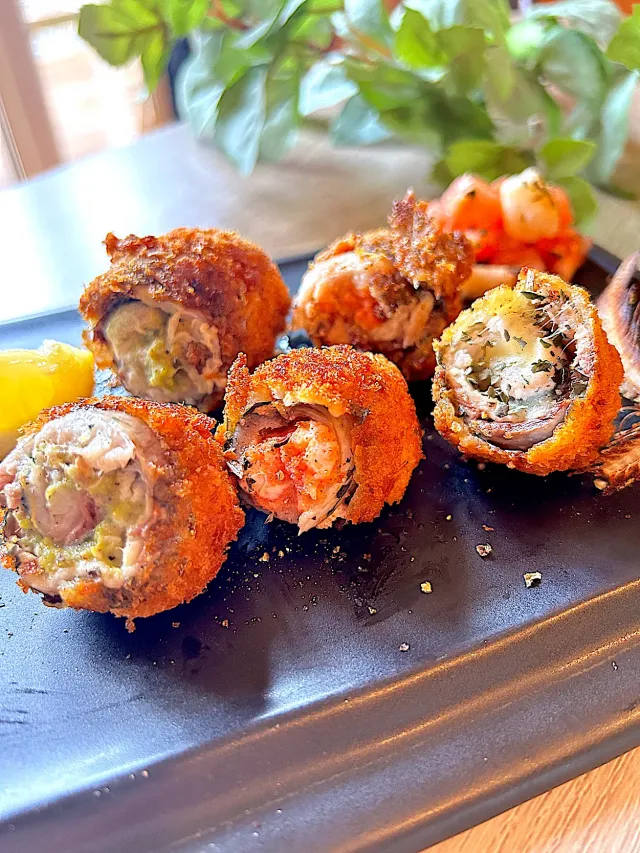 Snapdishの料理・レシピ写真:イワシのロールフライ｜美味しいお魚料理が作りたいあなたへ♪