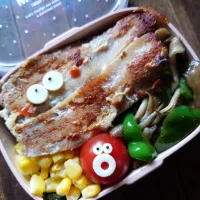 漢の…次女用🍱ニシンのバター焼き海苔弁当|ᵏᵒᵘさん