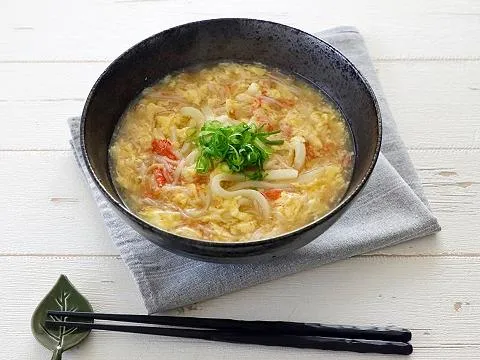ふわふわカニ玉うどん|ヤマサ醤油公式アカウントさん