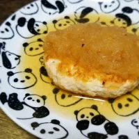 パパ作👨鶏ハンバーグのおろし煮|ぱんだのままんさん