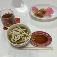 リメイク晩御飯☆カレーうどん☆板わさ|Saharaさん