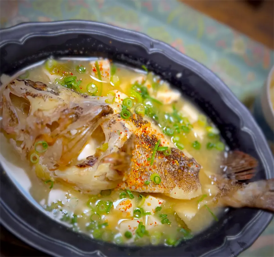アラカブのお味噌汁🐟先週平戸で釣った🎣有難う海…有難う命🙏|美味飯さん