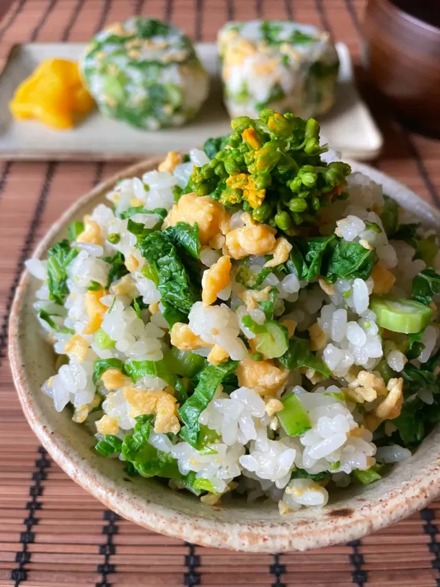 Snapdishの料理・レシピ写真:菜の花ごはん｜春よ来い♡春待ち野菜を楽しもう！