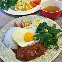 FitDish でロコモコ丼