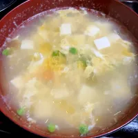 豆腐と玉子のスープ|たまさん