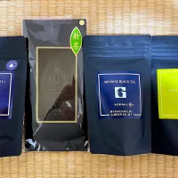 和紅茶ヌーボー、新茶手摘み、和紅茶ダーク、煎茶浅蒸し|こいちさん