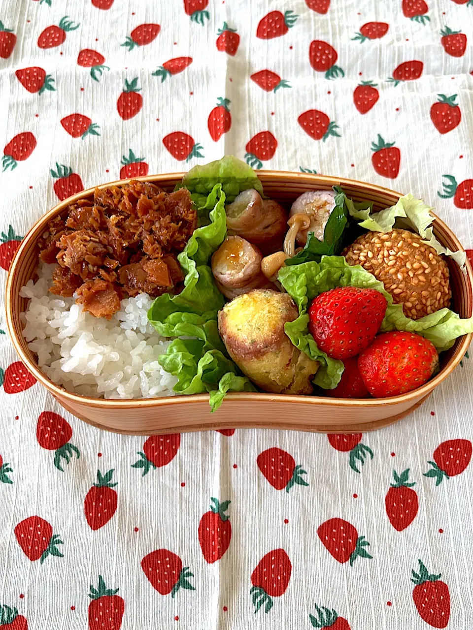 えのきの豚肉巻き弁当|にこりこぷりんさん