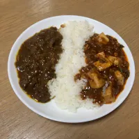 カレーと麻婆豆腐、やってしまった|Kojiさん