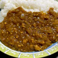 豚ひき肉と玉ねぎのカレー^_^玉ねぎ多め^_^うまい😋| きよっさんさん