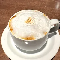 食後のカプチーノ in Trader’s Grill|chariotさん