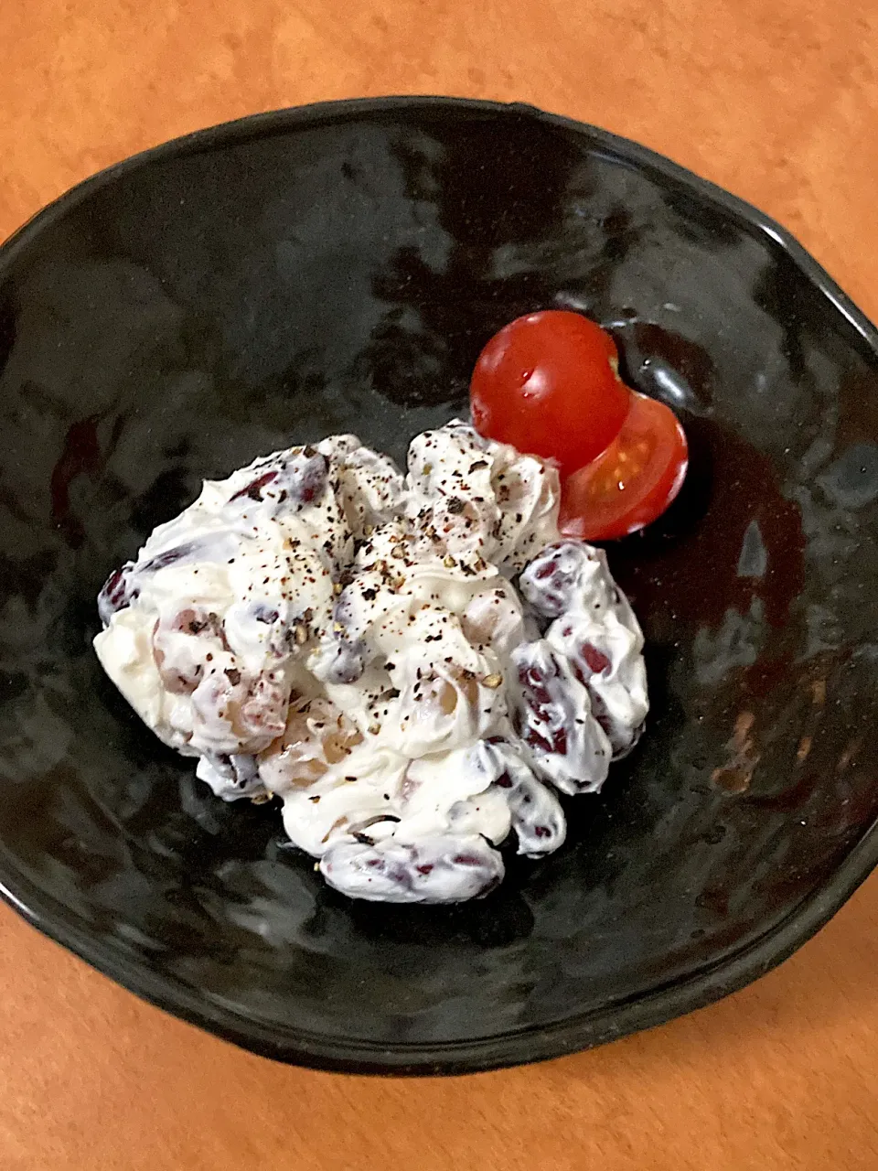 ミックスビーンズのクリームチーズ和え|tamamurasakiさん