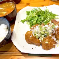 ネギ味噌チキンとカレー味噌汁|Kouji  Kobayashiさん