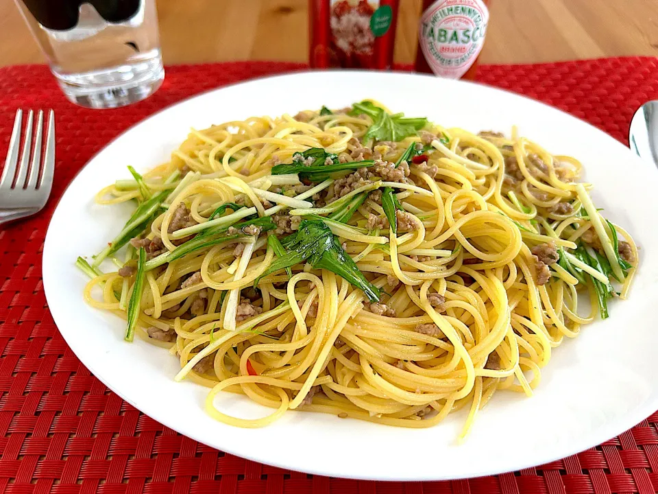 台湾風肉味噌パスタ|パイパーJIJIさん