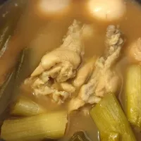 鶏手羽元さっぱり煮を醤油でなくつぶみそで!|m.rafuさん