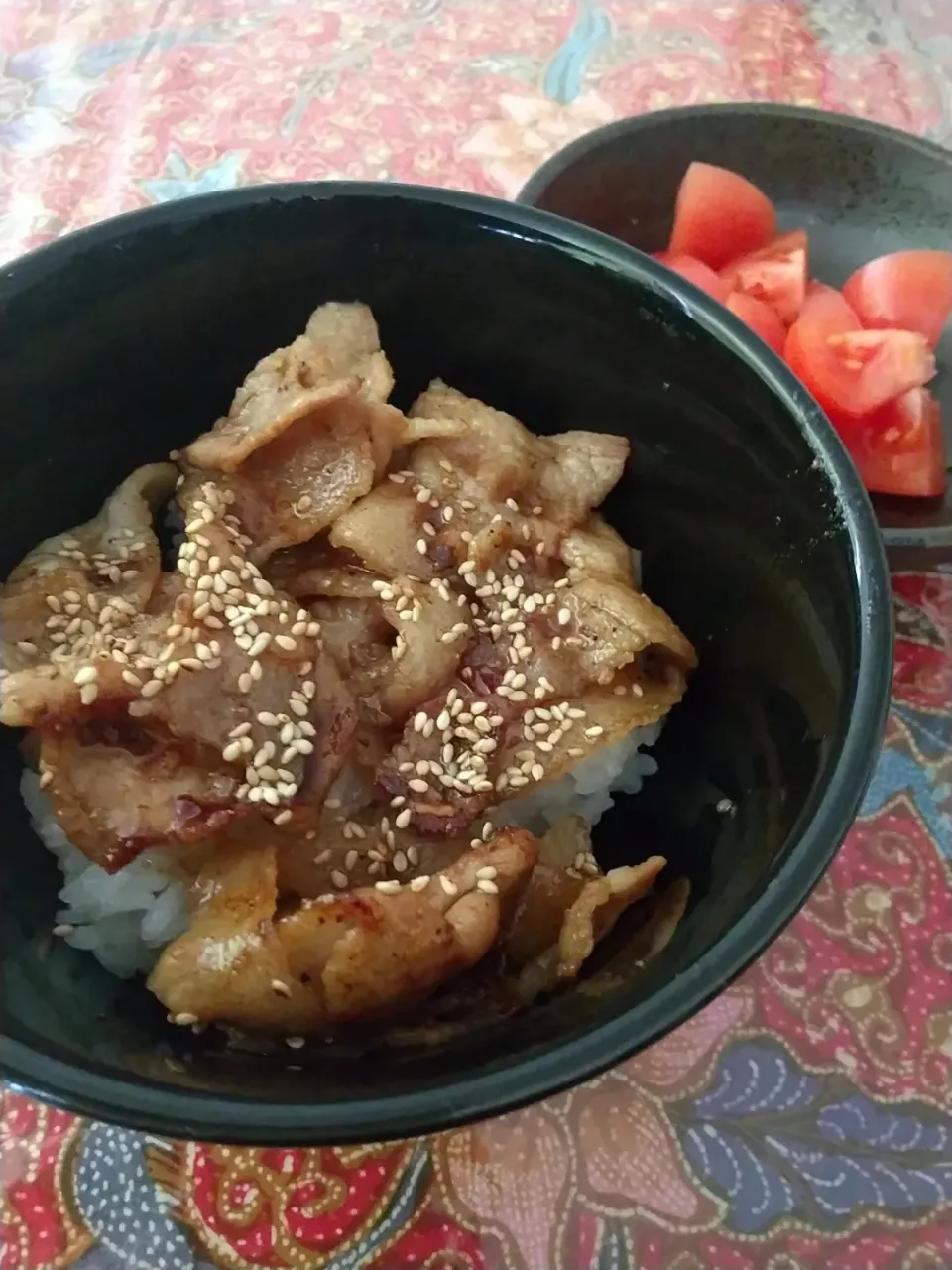 豚バラカルビ風丼|はやとさん