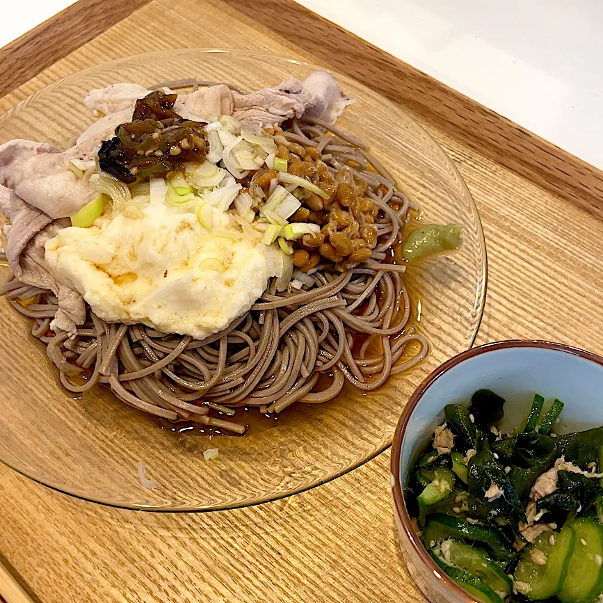 自然薯納豆豚しゃぶ蕎麦|pontalさん