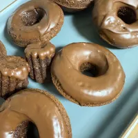 米粉の焼きドーナツ🍩|るうるうさん