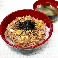 麻婆えのき卵丼|marichさん