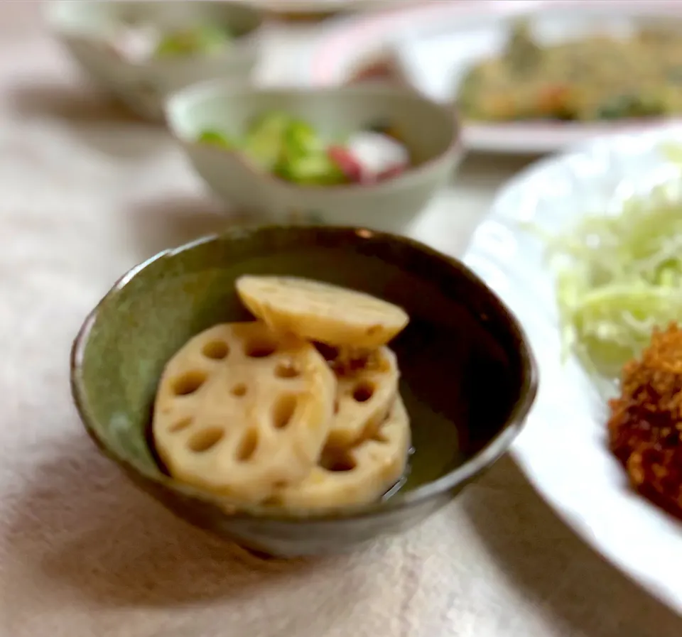 蓮根の煮物|かっちゃん杉さん