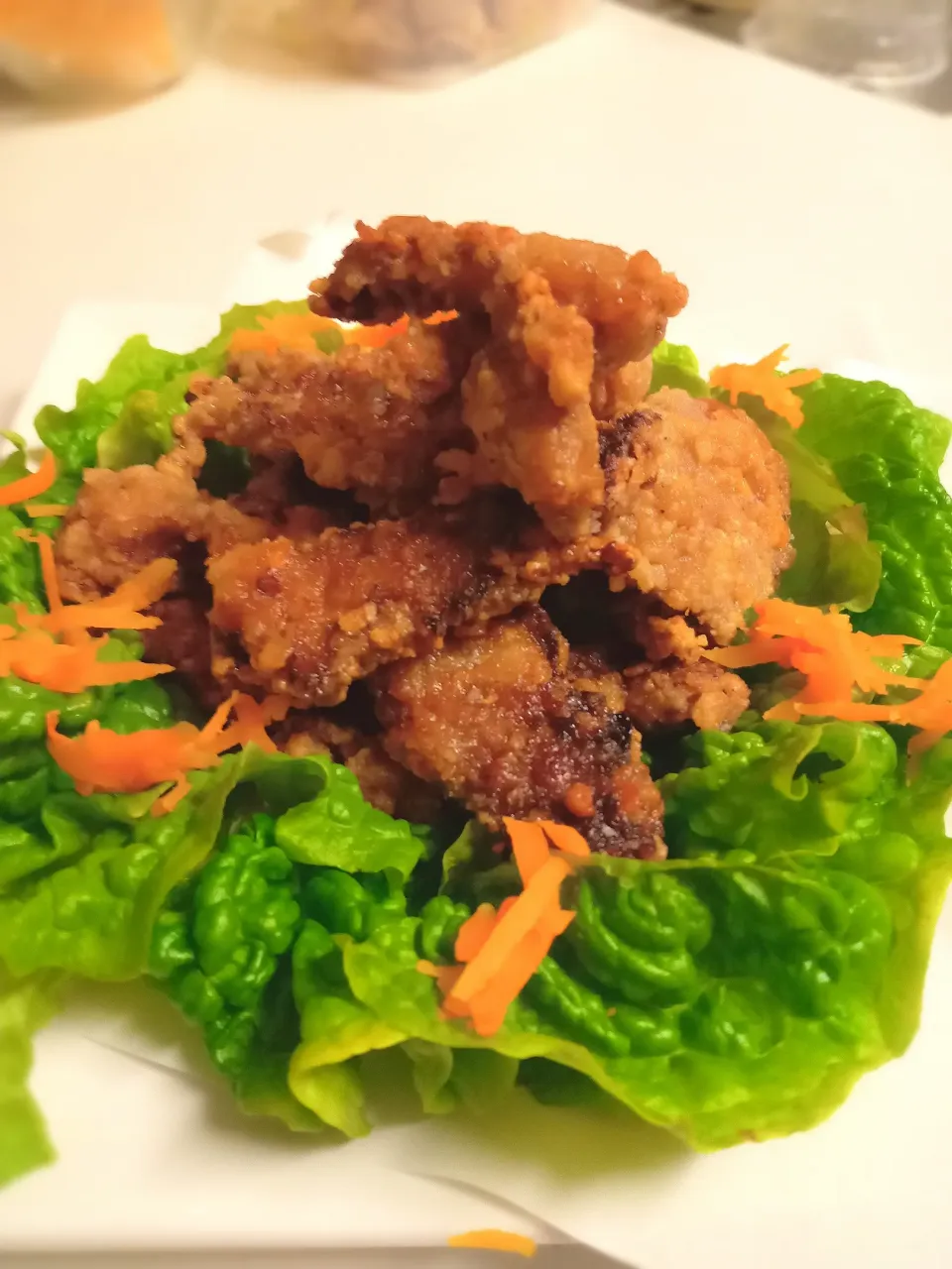 レビー竜田揚げ|はぁとびぃとさん
