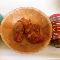 ＸＯ醬を使ったヤンニョムチキン|たにぐちほまれさん