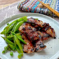 トリュフ風味の豚ロース焼き肉