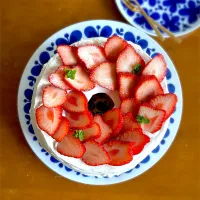 いちごのシフォンケーキ🍓