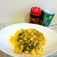 【日曜日のランチはこれじゃ】ほたてと豆腐のあんかけチャーハン|飛鳥さん