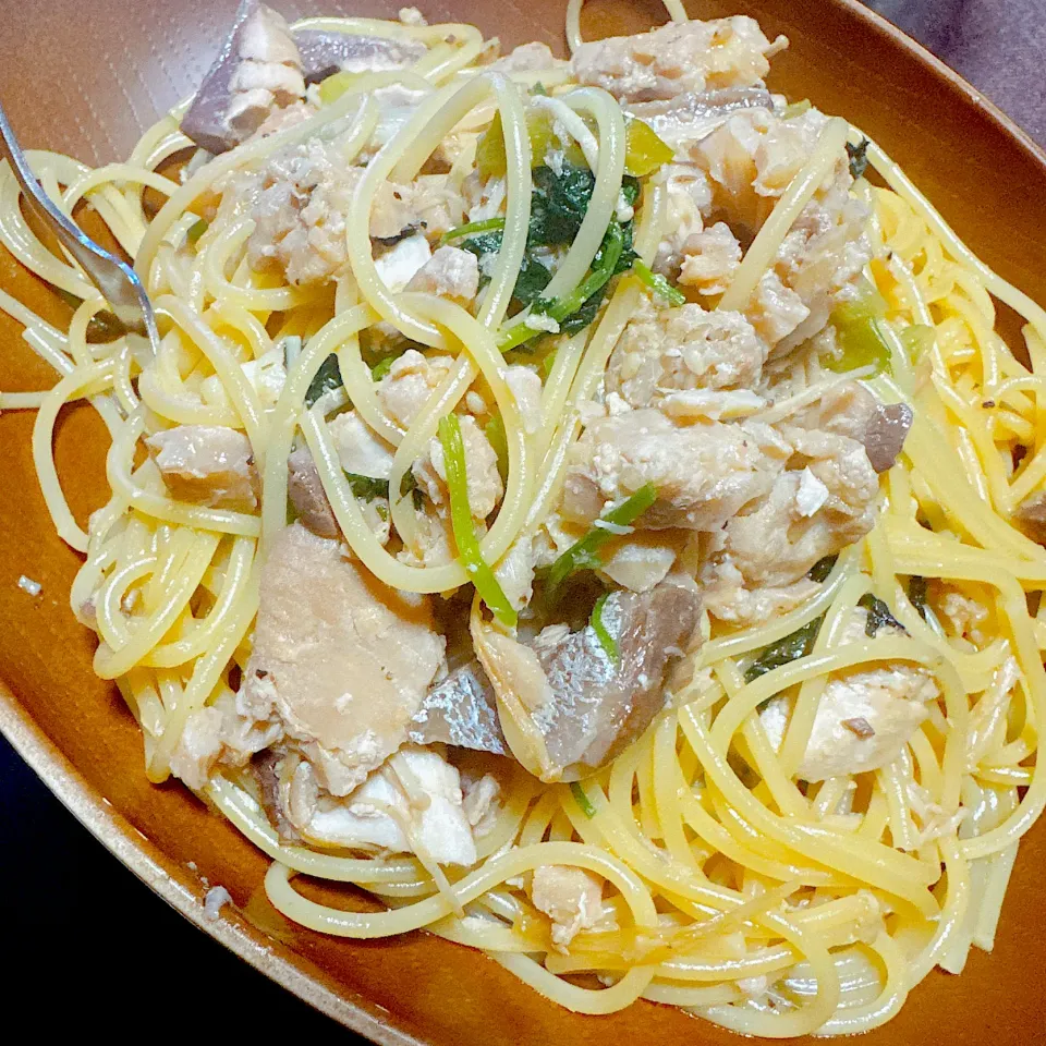 お刺身パスタ|ちーまるさん