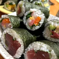 いっぱい巻いた恵方巻き|フッキーさん