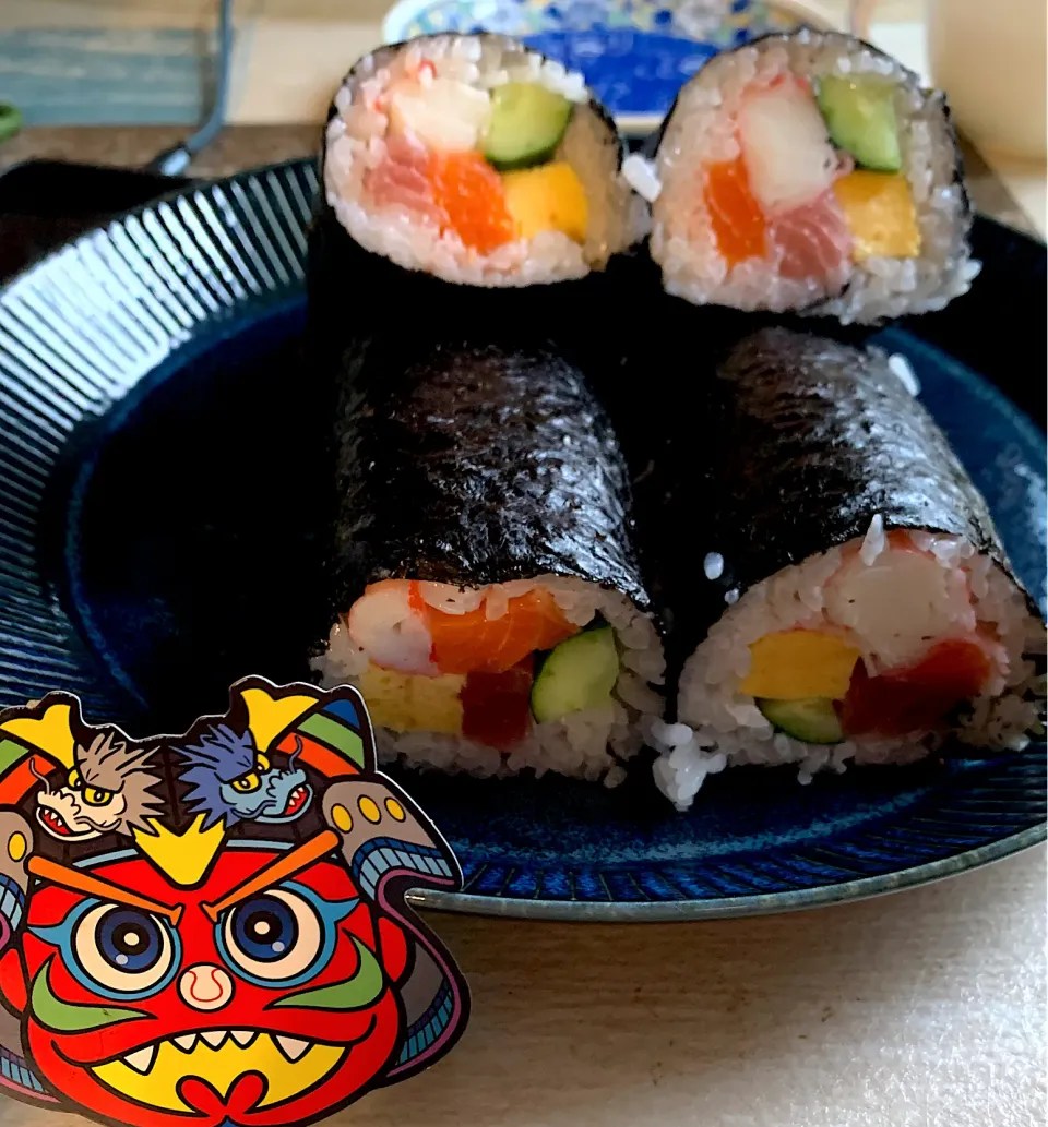 手作り恵方巻き👹|みっこちゃんさん