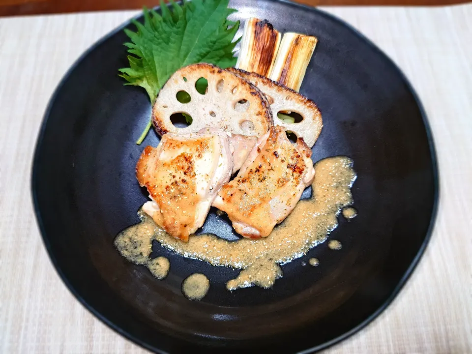 チキンと野菜のグリル　山椒味噌バターソース|mootsさん
