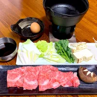 白老牛のすき焼き|ひろたかさん