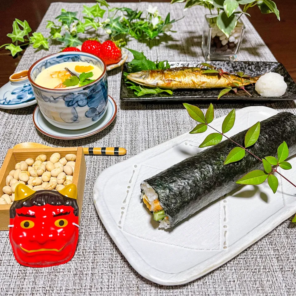節分ご飯|ハマーさん
