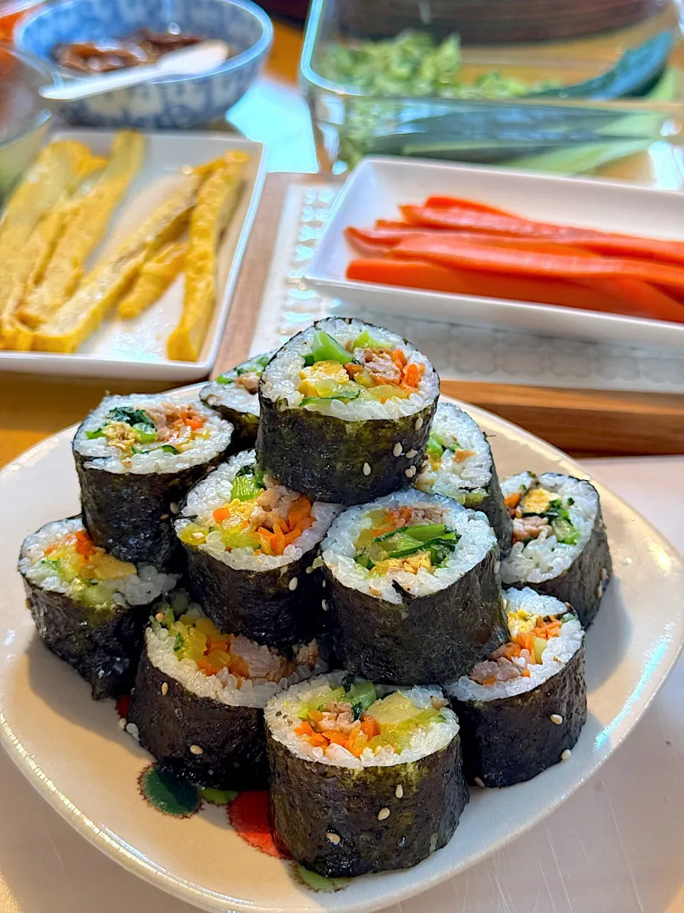 節分に恵方巻きキンパを作りました|さらっと🍀さん