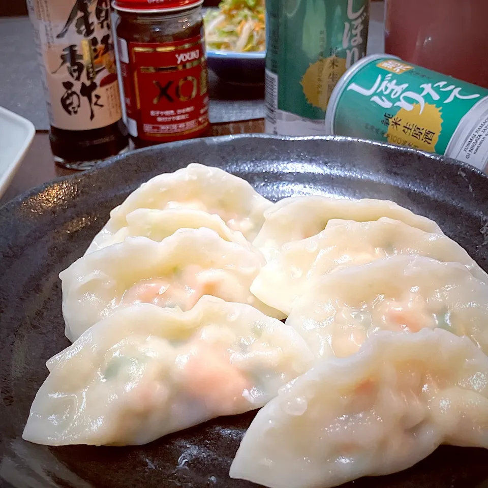 2/3 プリップリ、シャキシャキ食感楽しんで〜海老と蓮根の水餃子💗|あーるさん