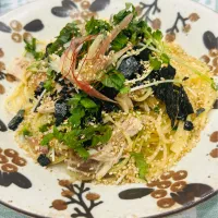 手巻き寿司の具の残りの和パスタ| オメグさん