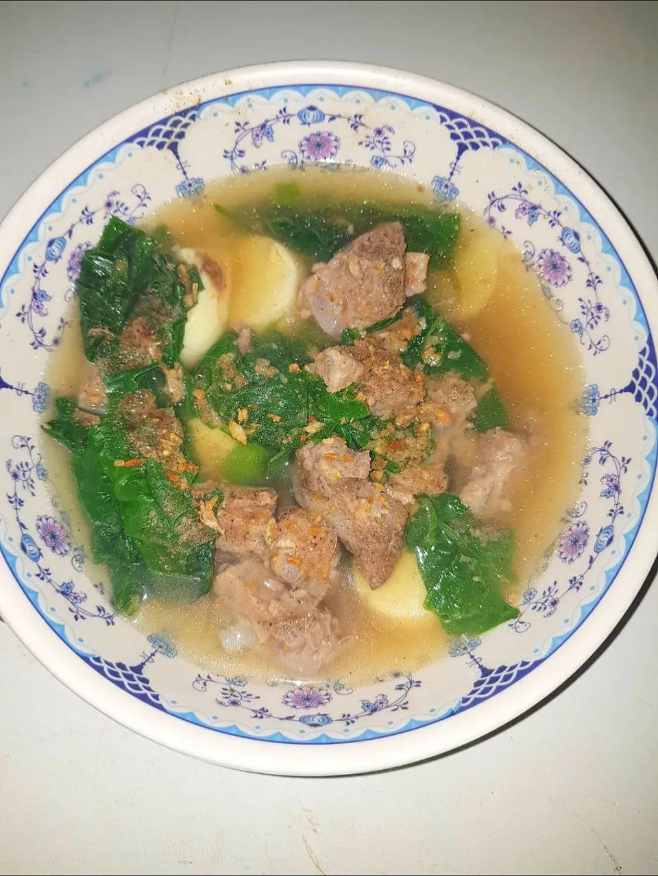 pork ribs & egg tofu soup|patlovestocookさん