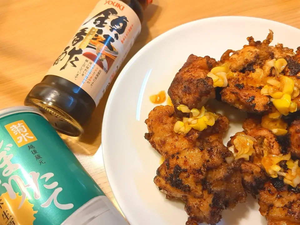 香酢で下味　鶏の唐揚げ　葱ソース|Conyさん