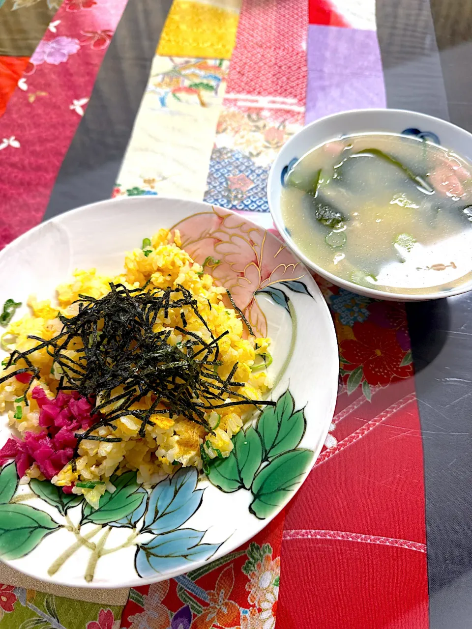 卵炒飯とコムタンスープ|プクママさん