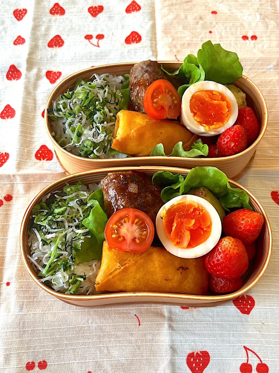 ハンバーグ弁当|にこりこぷりんさん