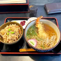 炊き込みご飯定食、蕎麦❗️| Yoshihiro  Hamasakiさん