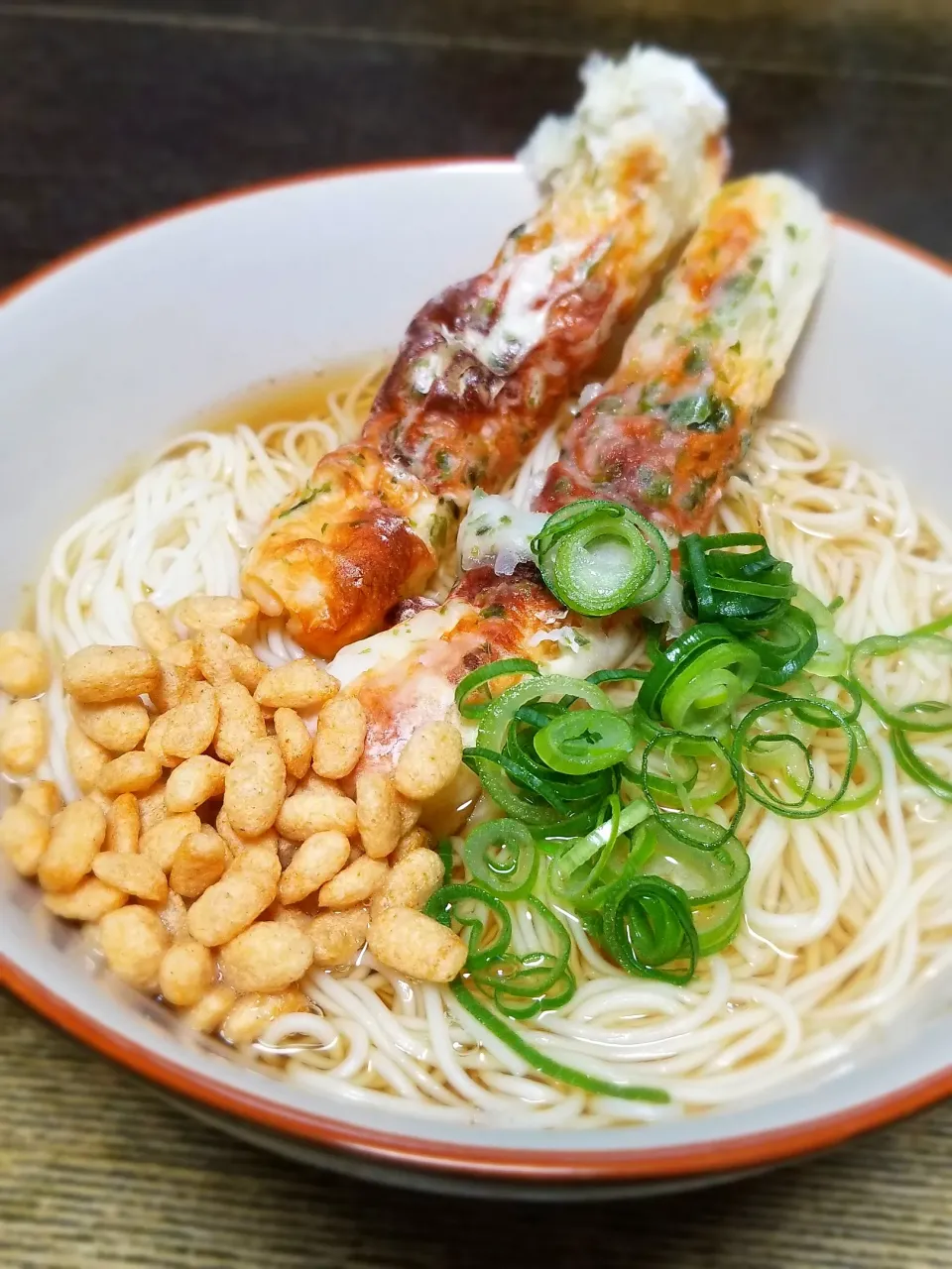 パパ作👨ちくわの磯辺焼きそうめん|ぱんだのままんさん