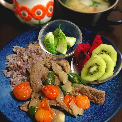 「プラス糀 生塩糀 こしタイプ」を使ってみたSnapdishの料理・レシピ写真:ラム肉のハーブ＆塩麹漬焼き