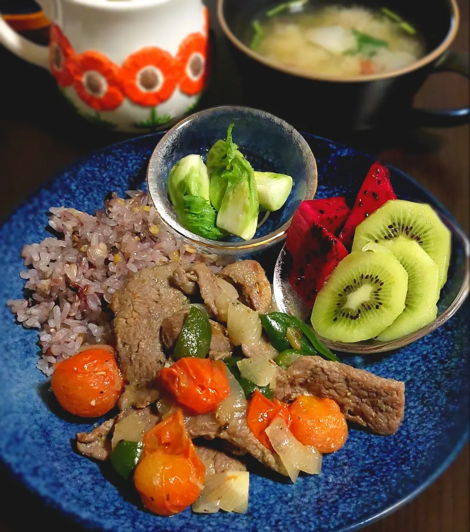 ラム肉のハーブ＆塩麹漬焼き|きつねさん