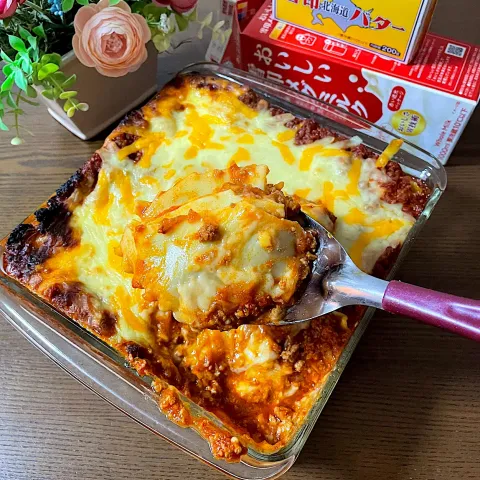 「雪印メグミルク　簡単ホワイトソース」を使ってみたSnapdishの料理・レシピ写真:ホワイトソースサンドラザニア✨