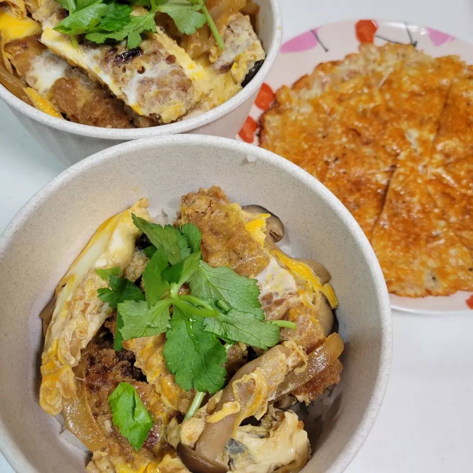 カツ丼とチーズえのき|waiwaiさん