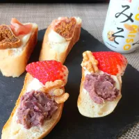 小豆餡につぶ混ぜ味変！|ゆずさん