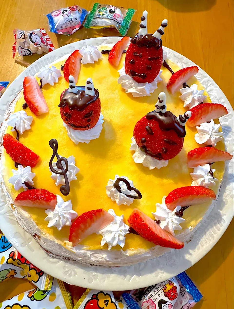 苺の赤鬼さんミルクレープ🍓👹|さらっと🍀さん