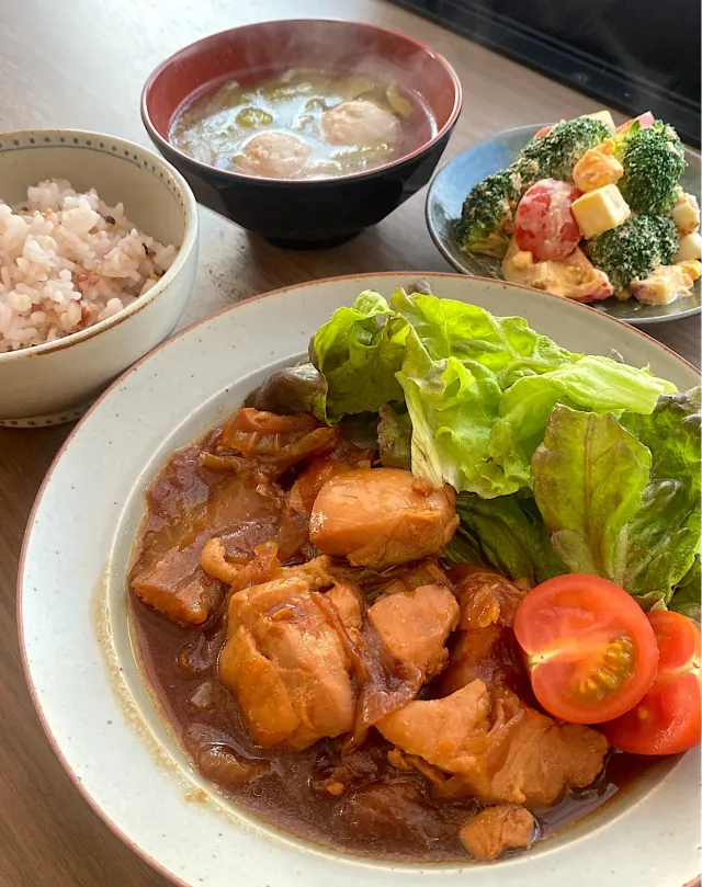 Snapdishの料理・レシピ写真:FitDish 鶏肉とキャベツのバターしょうゆ｜続報 第三弾！【SDユーザーさんが絶賛体験中】あなたにぴったりのおかずをお届け「FitDish」のココが好き！